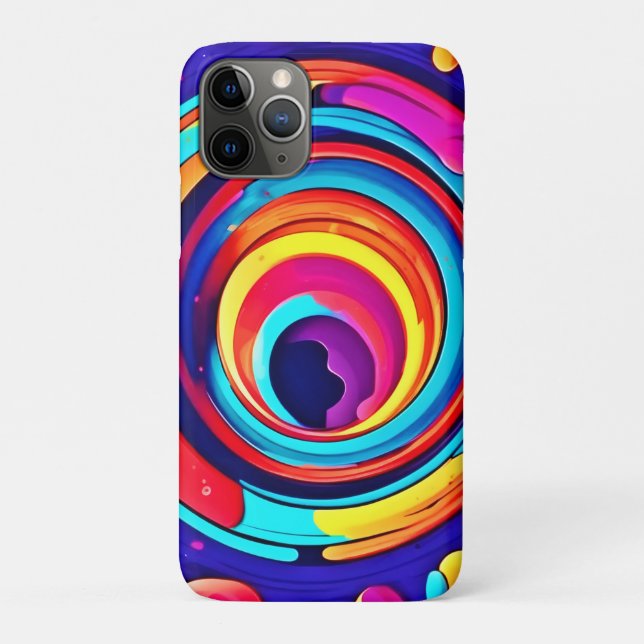 Nebula's Colourful Cosmic Vortex Art Case-Mate iPhone Case (Back)