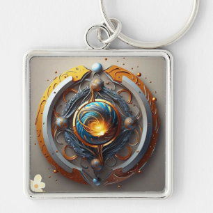 "Nebula's Fire" Keychain