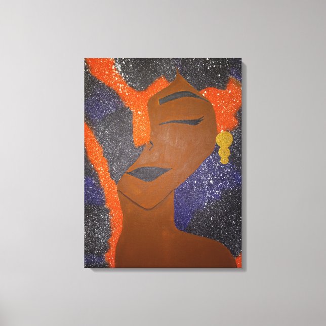 Nebula's Length Canvas Print (Front)