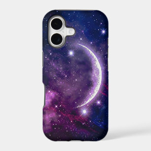 Nébuleuse violette du croissant de lune de l'espac