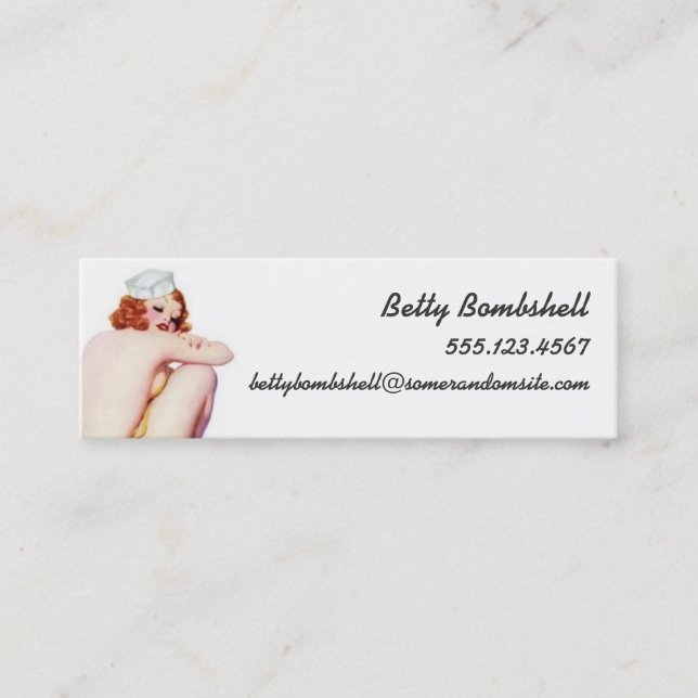 Necessary Evil Mini Business Card (Front)
