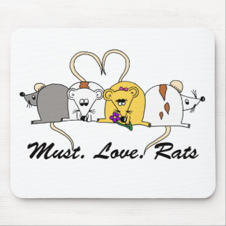 Nécessité. Amour. Tapis de souris de rats