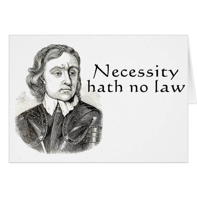 Necessity Hath No Law (Front Horizontal)
