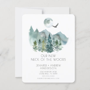 Neck of the Woods Modern Moving Announcement