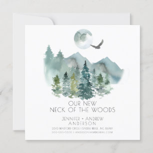 Neck of the Woods   Modern Moving Announcement
