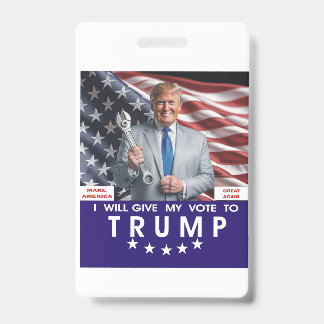 neck ribbon id card badge