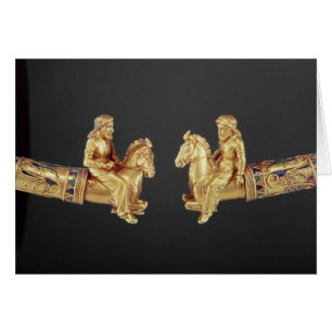 Neck ring in the form of Scythian horsemen