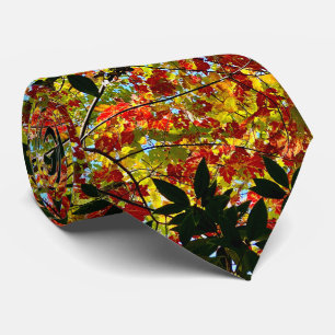 Neck Tie / autumn mosaic