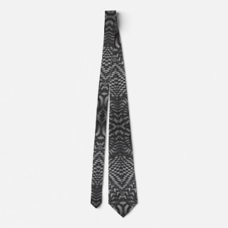 Neck Tie, Black and White Tie
