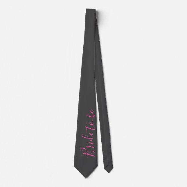 Neck Tie - Bride To Be On Her Hen Night Out (Front)