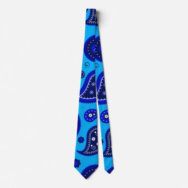 Neck Tie- Classic Paisley Elegance Tie (Front)