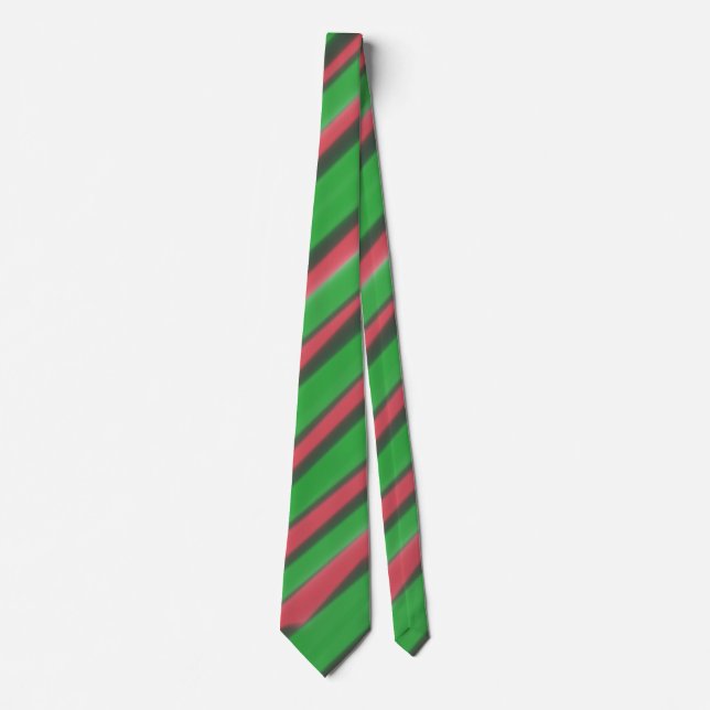 Neck Tie Green & Red (Front)
