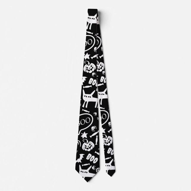 Neck Tie "Horror Night" (Front)