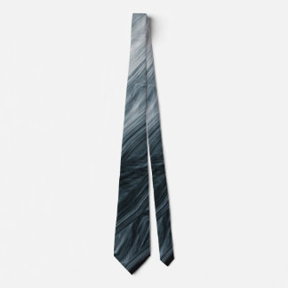 Neck Tie in Shades of Blue with Abstract Pattern