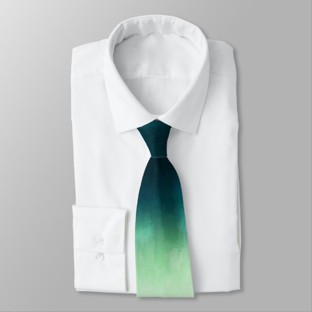 Neck Tie - Ocean Spray (Tied)