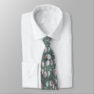 Neck Tie - Platelet (Activiated) on slate canvas