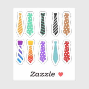 Neck Tie Stickers