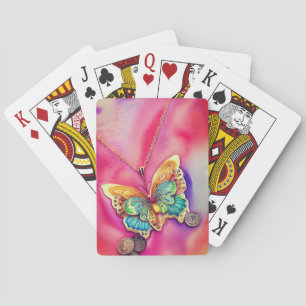 Necklace Artsy Playing Cards