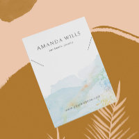 Necklace Display Card • Watercolor Nature