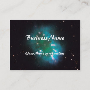 Necklace Nebula Hubble Space Business Card