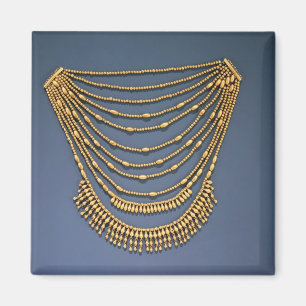 Necklace with bells magnet