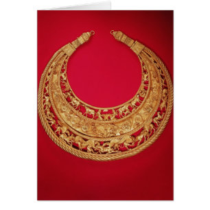 Necklace with pastoral scenes