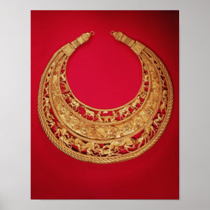 Necklace with pastoral scenes poster