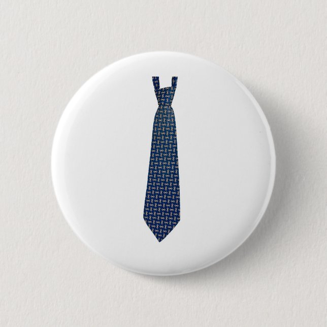 necktie 2 inch round button (Front)
