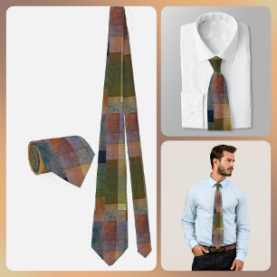 NECKTIE - Shades of Brown and more - Patchwork