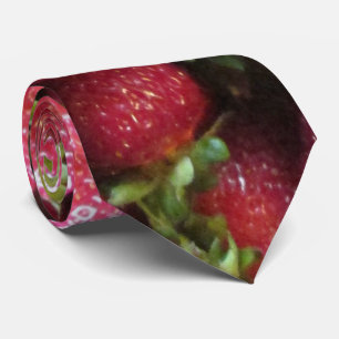 Necktie - Summer Strawberries