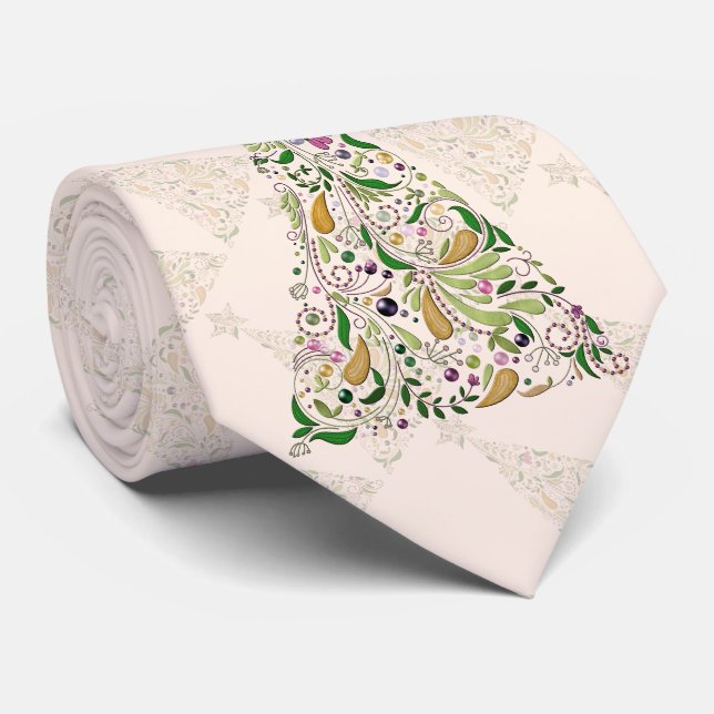 Necktie - Tuscany Tree Two (Rolled)