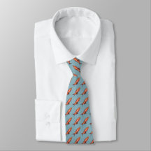 Necktie with Happy Fish