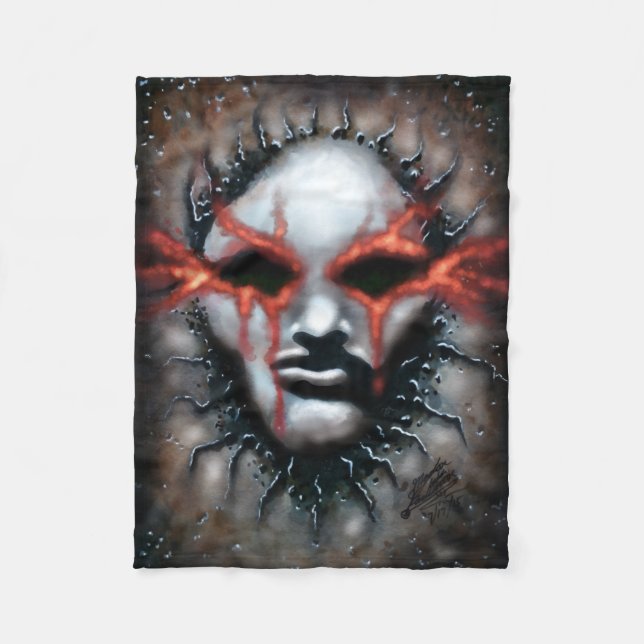 Necromancer  fleece blanket (Front)