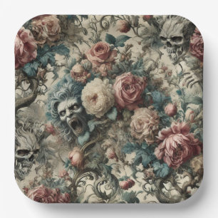 Necromancy of the Gnashed – Gothic Victorian  Paper Plate