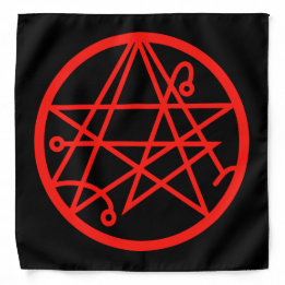 Necronomicon (red print) bandana