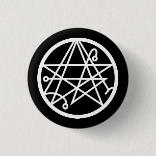 Necronomicon (white) 1 inch round button