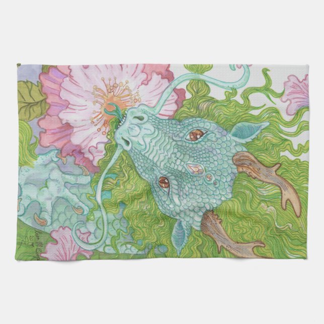 Nectar Dragon Kitchen Towel (Horizontal)