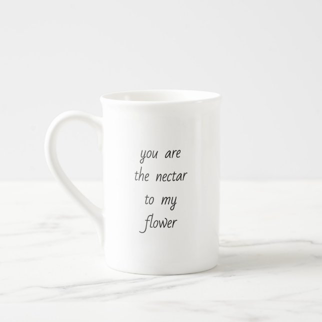Nectar To My Flower Specialty Mug (Left)