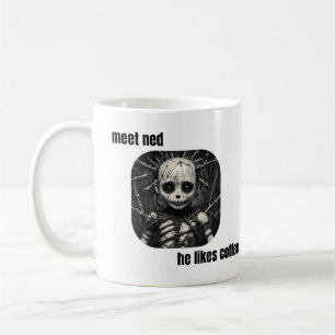 Ned and coffee (or tea) mug