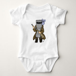 ned kelly distressed baby bodysuit