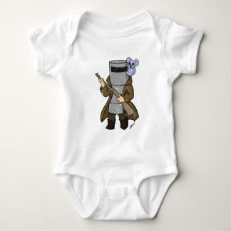 ned kelly distressed baby bodysuit