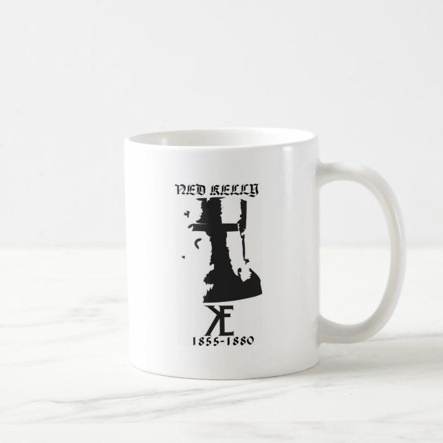 Ned Kelly Helmet Coffee Mug (Right)