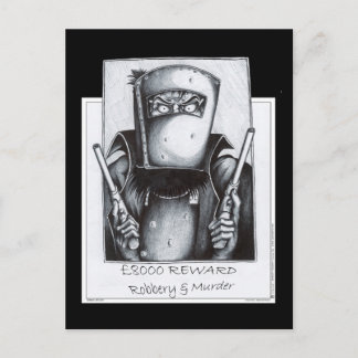 Ned Kelly: Wanted Postcard