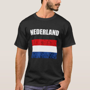 Nederland Flag Holland Dutch Flag Dutch Pride Neth T-Shirt