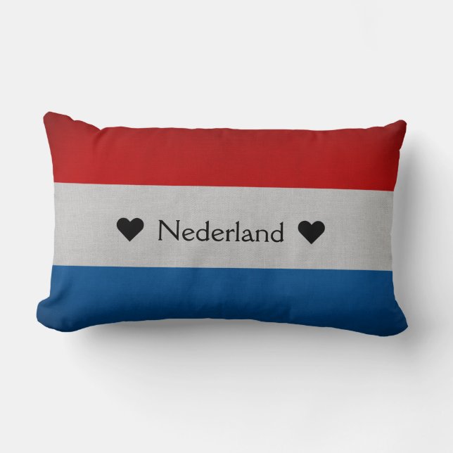 ♥ Nederland ♥ Lumbar Pillow (Front)