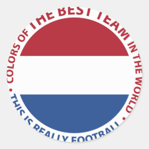 Nederland Netherlands Art Shield Classic Round Sticker