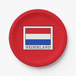 Nederland Paper Plate