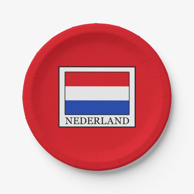 Nederland Paper Plate (Front)