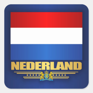 "Nederland Pride" Shirts Square Sticker