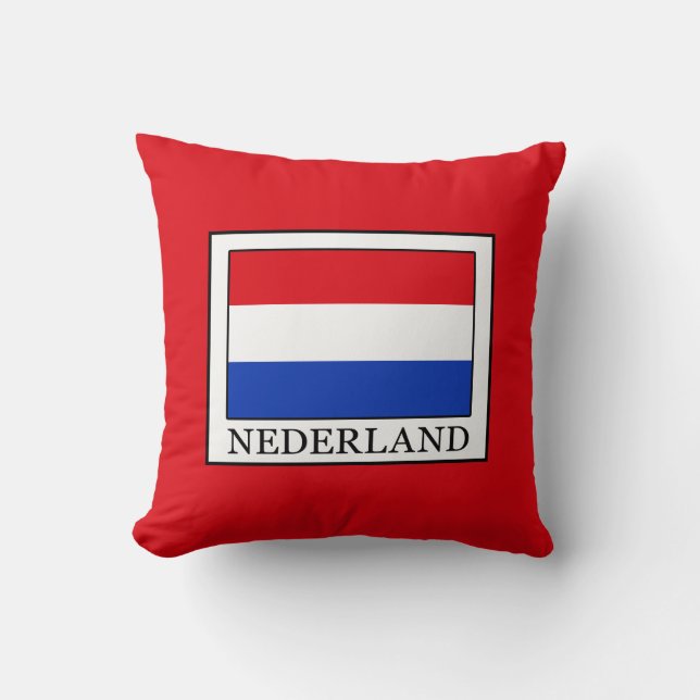 Nederland Throw Pillow (Front)